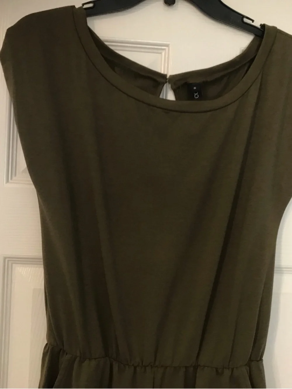 Olive Green Women's Jumpsuit - Picture 2 of 10